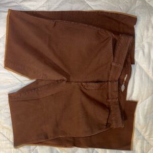 Brown Casual Shorts
